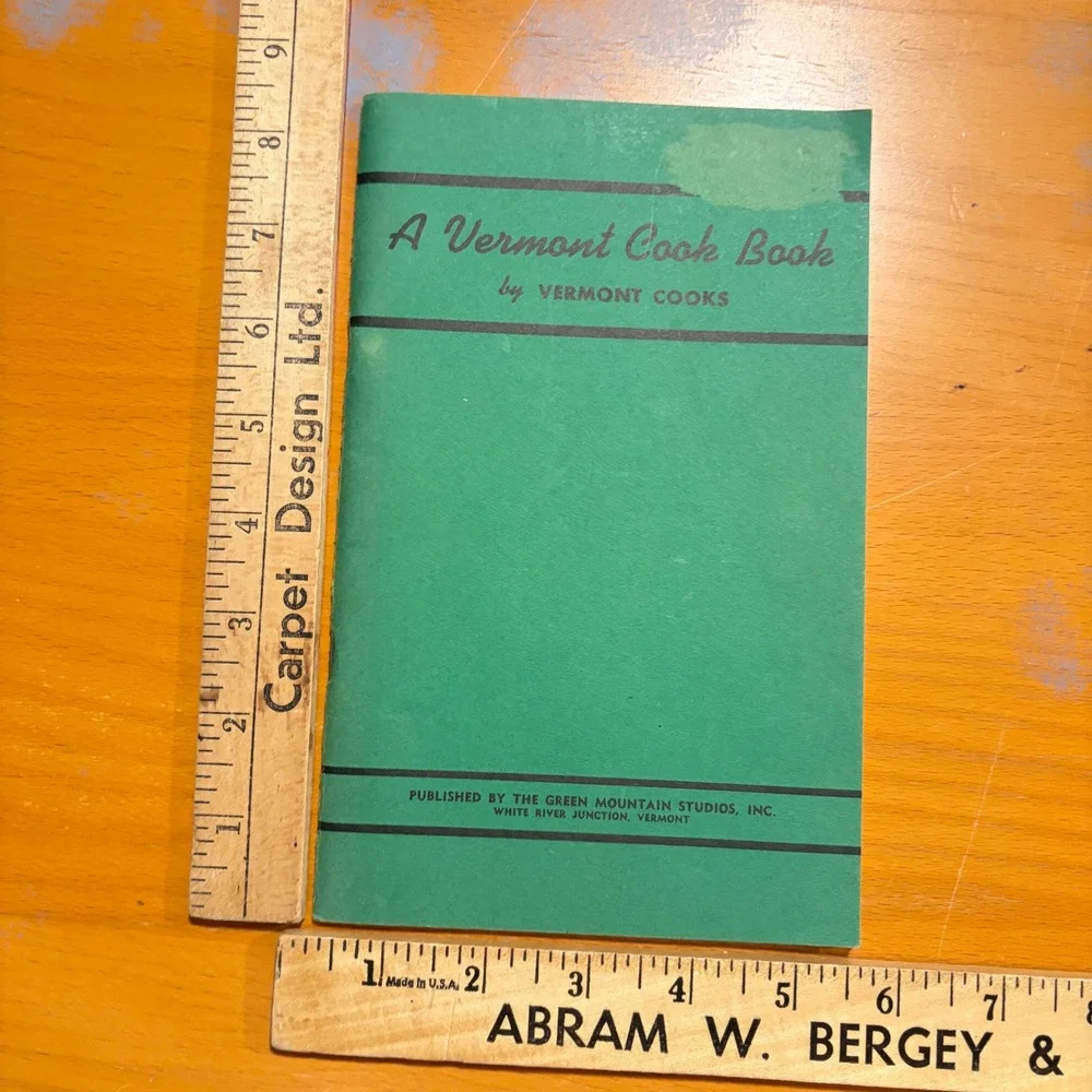 Vintage A Vermont Cook Book 1974 16th Ed Green Mountain Studios Softcover